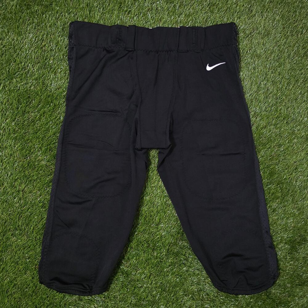Nike Team Vapor Varsity Football 3/4 Pants 908728-010 Black White Men's Size XL